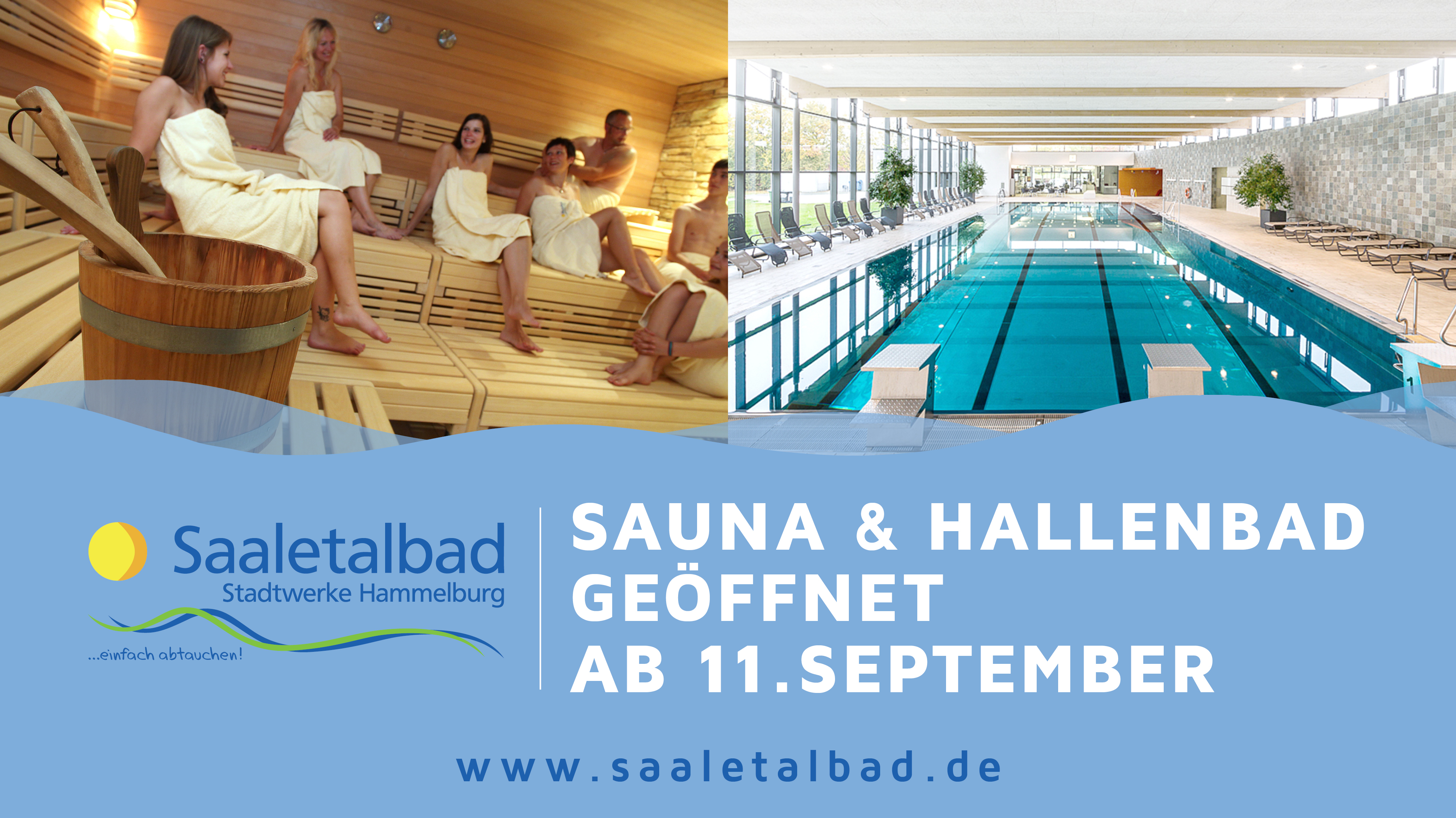 Hallenbadsaison ab 11. September 2021